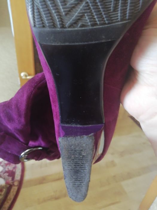 Сапоги из натуральной замши. Торг