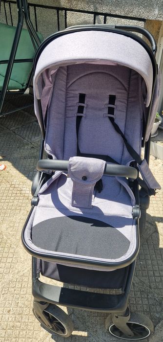 Бебешка количка 3 в 1 Christiano Сив - Cangaroo