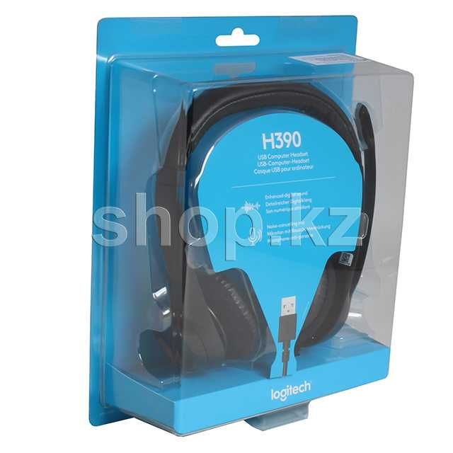 Гарнитура Logitech H390, Black