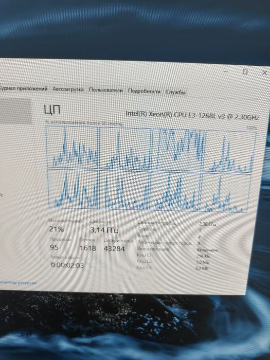 Материнская плата Gigabyte H81M + Xeon E3-1268LV3