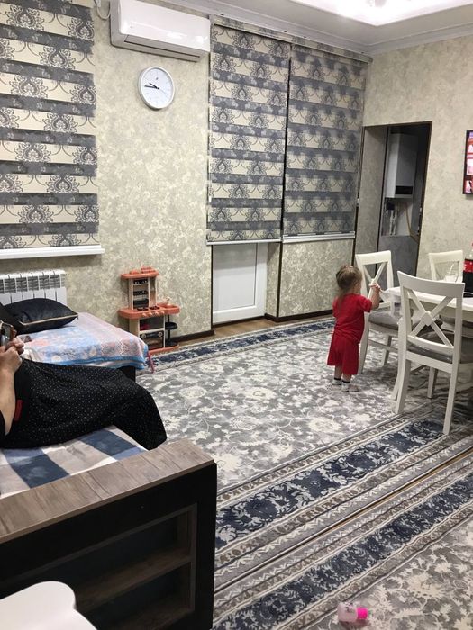 Сергели 6А Мерос ресторан 2х комнатная Ремонт Техника чистая квартира