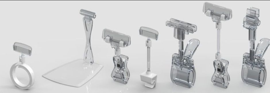 Ценник ценникодержатель полочный для стеллажей