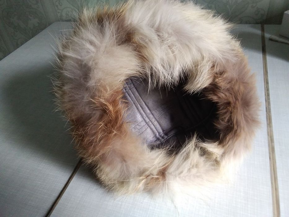 Шапка лисья мужская