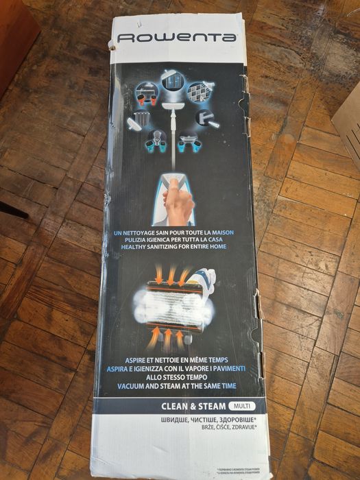 Rowenta Clean and Steam Multi – Aspirator si mop cu abur 3 in 1