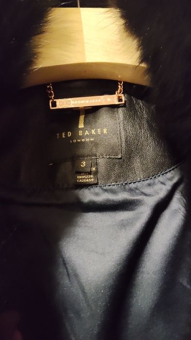 Geacă piele cu blăniță Ted Baker