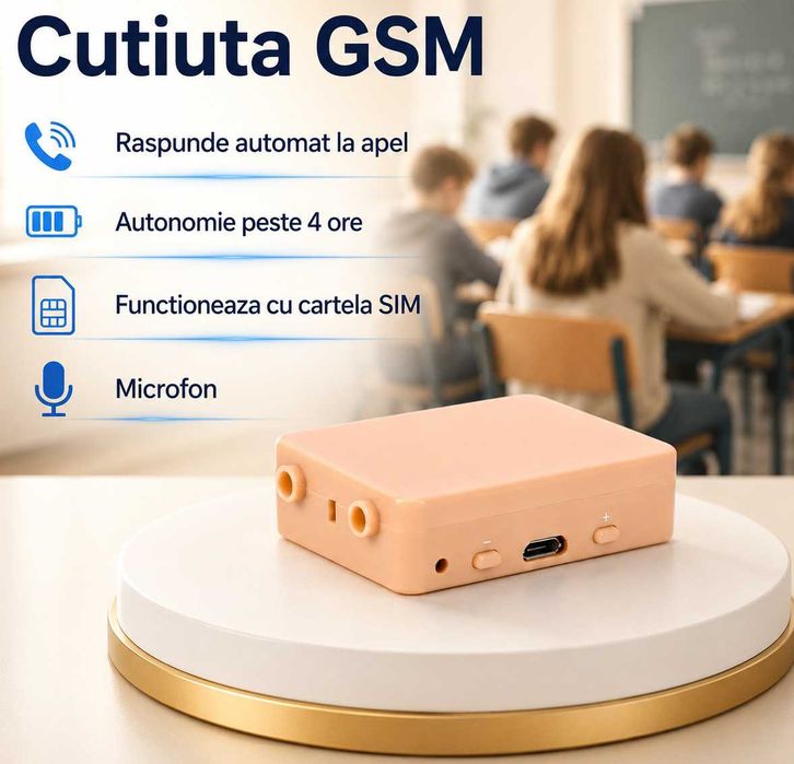 Sisteme de copiat discrete Cutiuta GSM casca de copiat fara fire Telefon Mobil