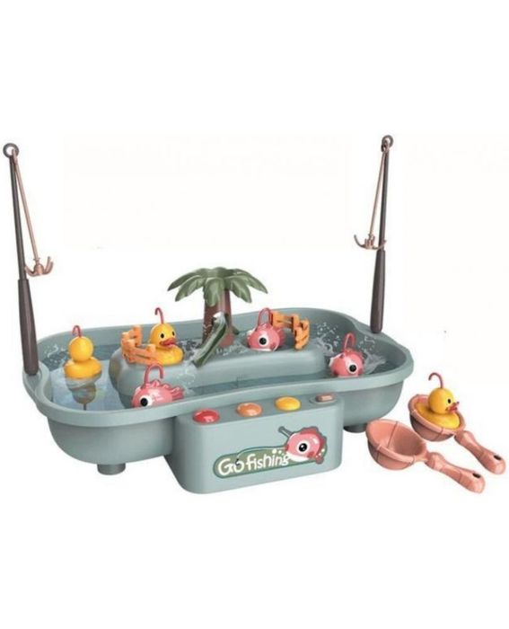 Игрален комплект Buba - рибки, сив/ Ловене на рибки