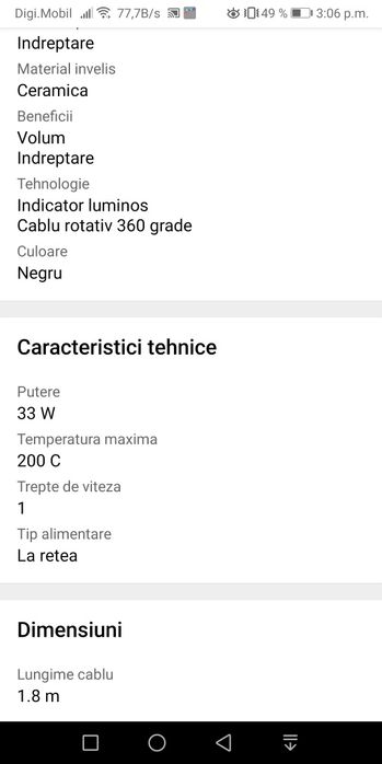 Perie electrica BaByliss noua