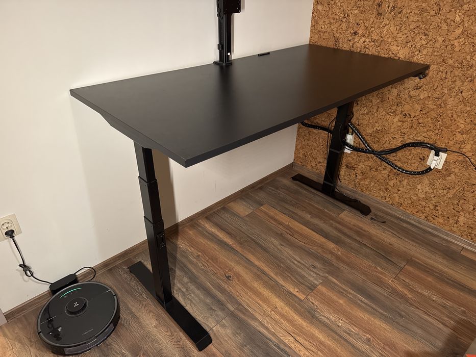 Ергономично бюро UberDesk Pro 124-129 cm 160 kg capacity, 160x80cm