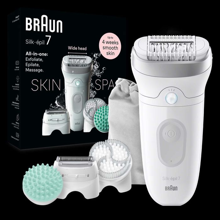 Epilator Braun Silk-épil 7 7-081 SkinSpa, Wet & Dry, MicroGrip
