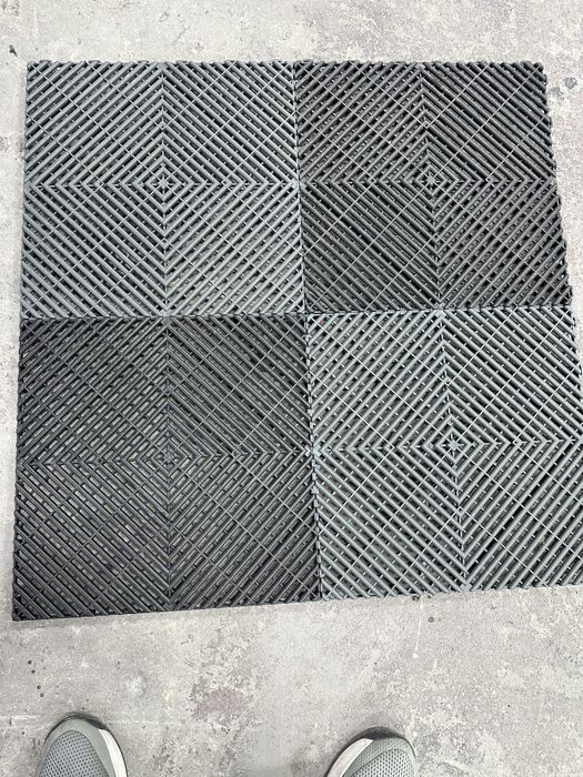 PVC модулна подова настилка за гараж сглобяеми плочки за детайлинг