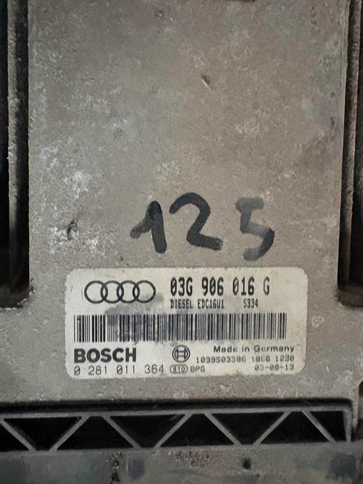 Компютър еку ecu електронен блок двигател Ауди А3 2.0тди 16в бкд 140кс