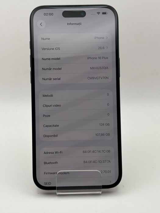 Iphone 16 Plus 128gb Amanet BKG