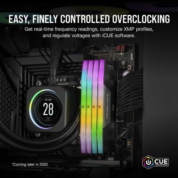 Новая Оперативная Память DDR5 Corsair Vengeance RGB 32GB 6400MHz CL36