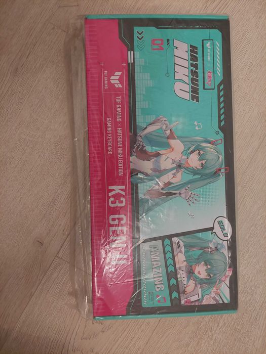 Tastatură de gaming, ASUS TUF Gaming K3 Gen II Hatsune Miku