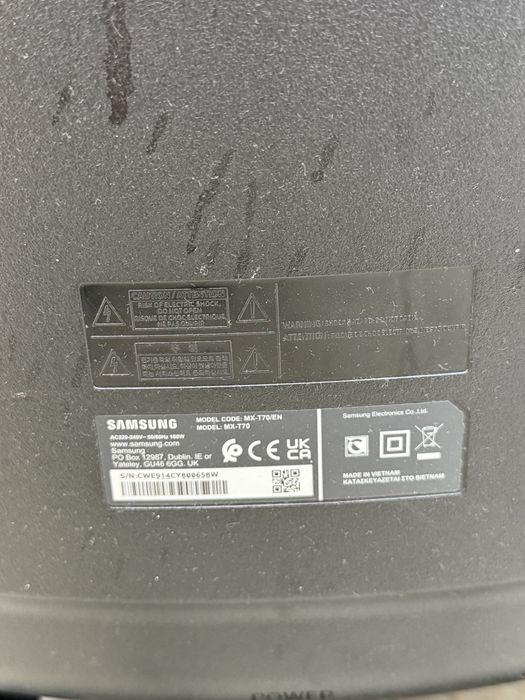 Boxa Samsung MX-T70 160W •Matei Amanet Margeanului•
