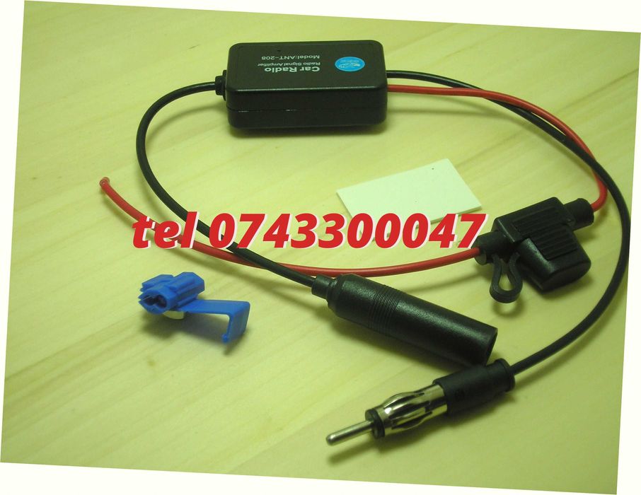 Amplificator Semnal Antena Radio Auto Camioane Etc Fm 12v