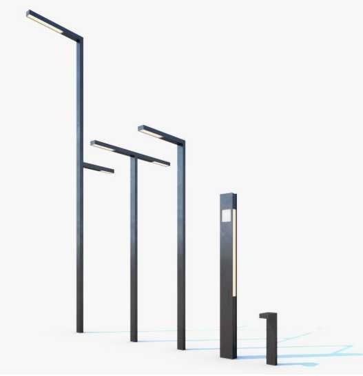 Кучаларни ёритгувчи симёгоч (Akfa). Уличьные фонари. Столба. LED