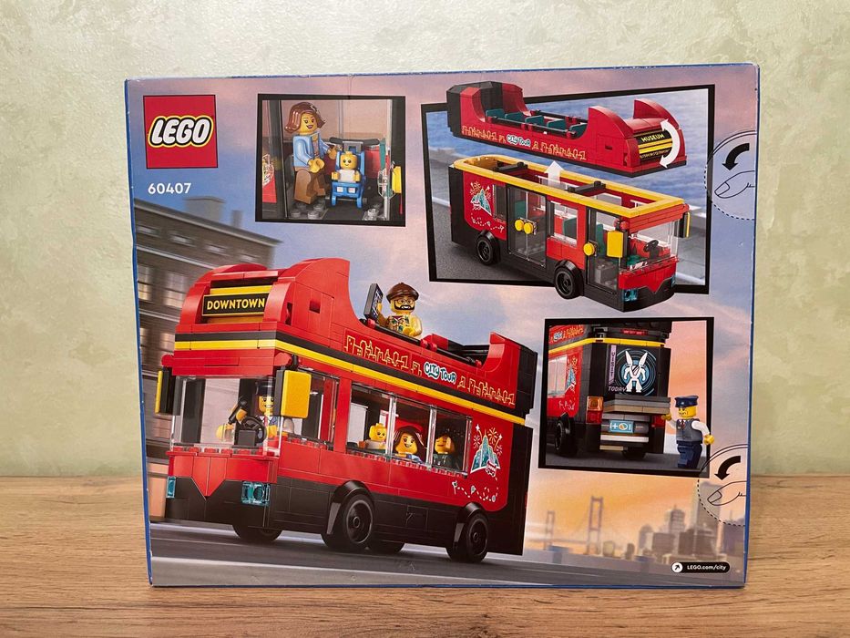 Lego City 60407: Двухэтажный экскурсионный автобус