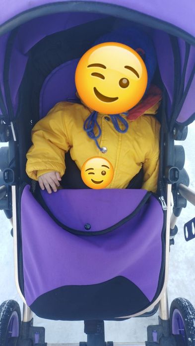 Продам коляску с большыми колесами