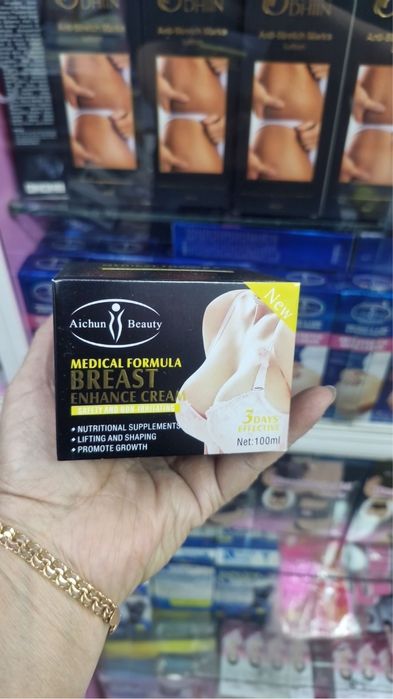 Kokrak va popani kattalashtirip taranglashtirip qoyuvchi krem