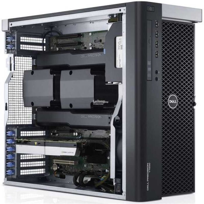Работна станция DELL T5600 2x E5-2660 32GB 256GB SSD + 1TB HDD K2000