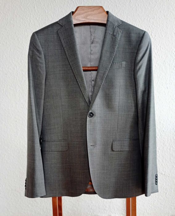 Мъжко сако от италиански плат Marzotto + подарък