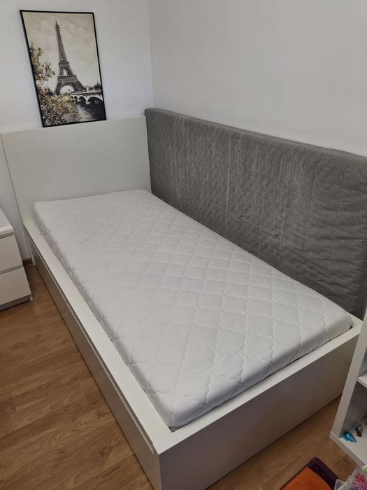 Vand pat Ikea 90x120 cm + saltea