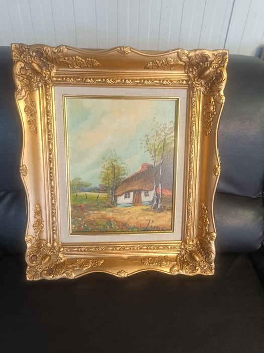 Барокова картина масло върху платно