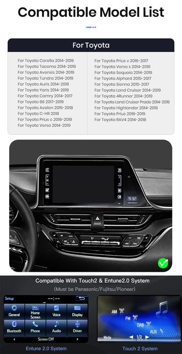 ПРОМО! Carplay модул Toyota touch 2.0, entune 2.0