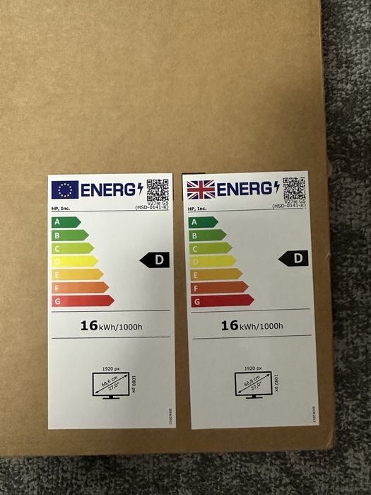 Monitor HP 27 inch 75 hz