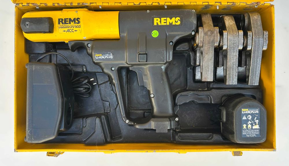 REMS Akku-Press ACC - Акумулаторна радиална преса 14.4V 3.2Ah комплект
