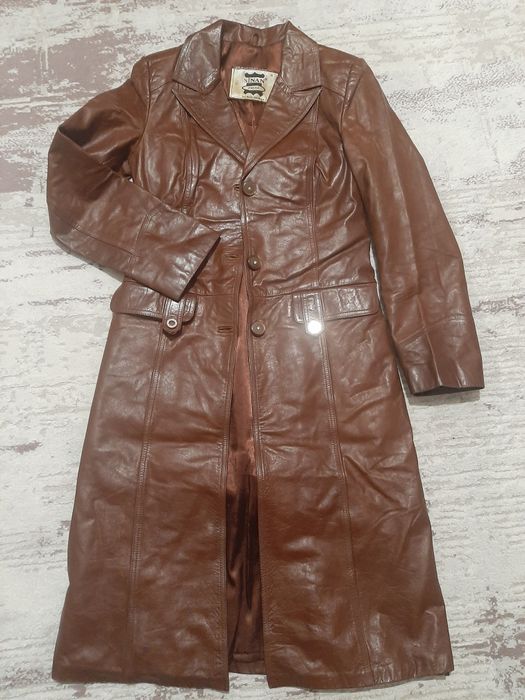 Кожаный плащ,срочно