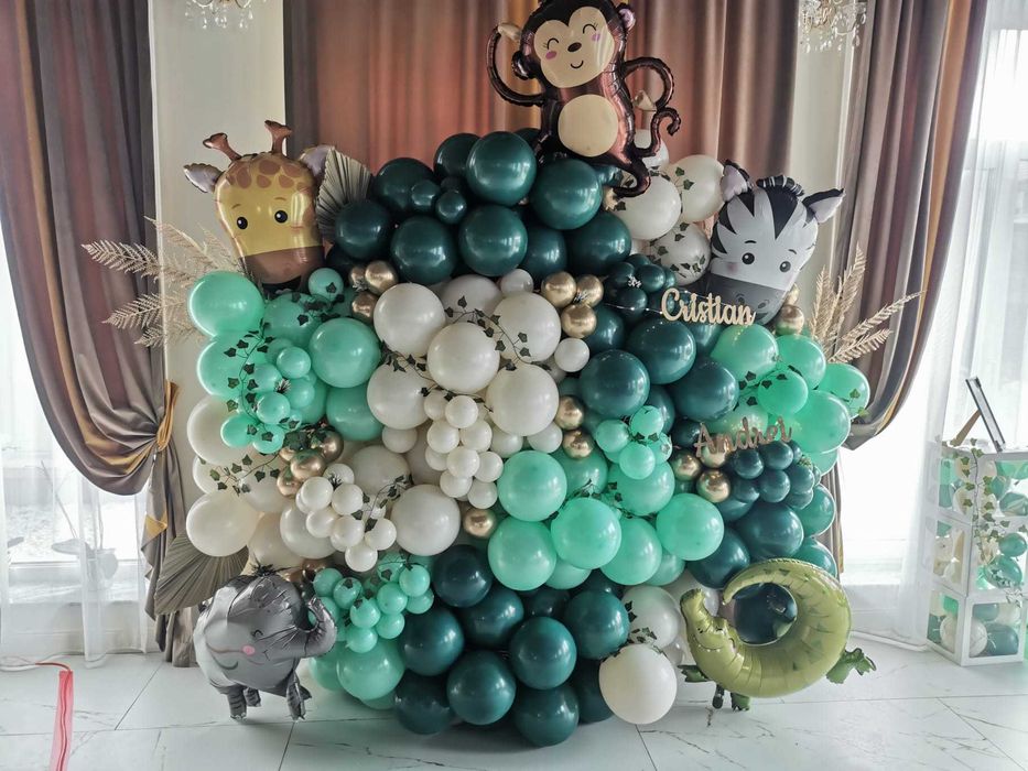 Cabina foto Timisoara, baloane de sapun cu fum, arcade din baloane