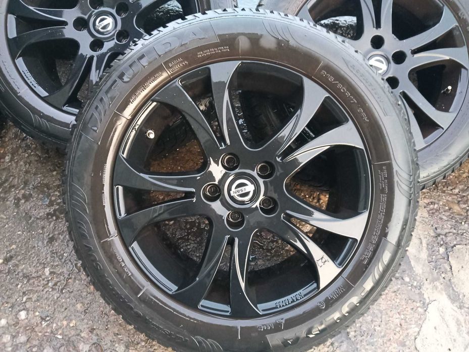 Jante negre originale Nissan Qashqai 215/60R17 5X114,3