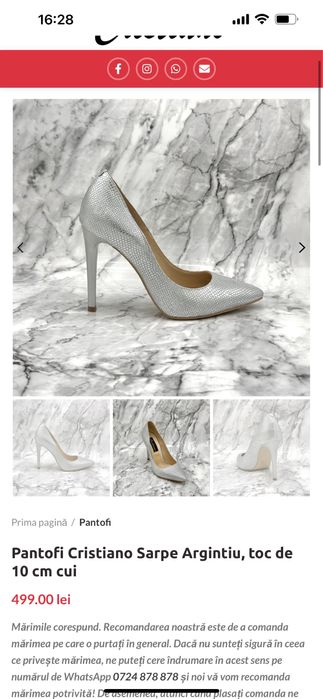 Pantofi de piele Cristiano