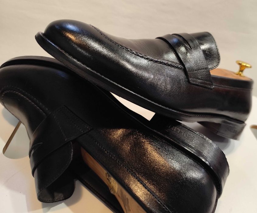 Pantofi loafer penny 40 40.5 premium POLLINI piele naturala moale