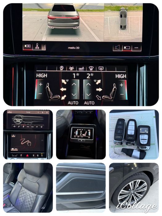Audi A8 89.000KM-5.0TDI Mild Hybrid QUATTRO 3X Sline-Matrix-Full