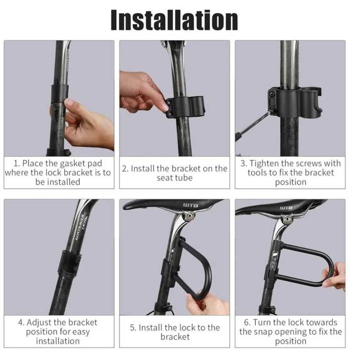 U-образно заключване за велосипед – против кражба / U-Lock Bike Lock