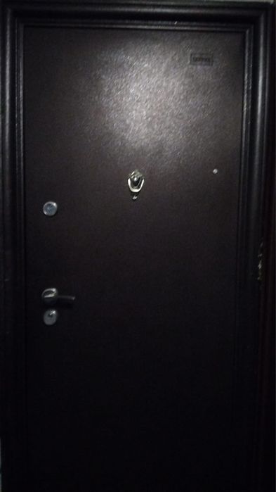 Входная дверь черного цвета