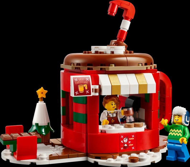 Lego Щанд за горещ шоколад и Замъка на мини рицаря..