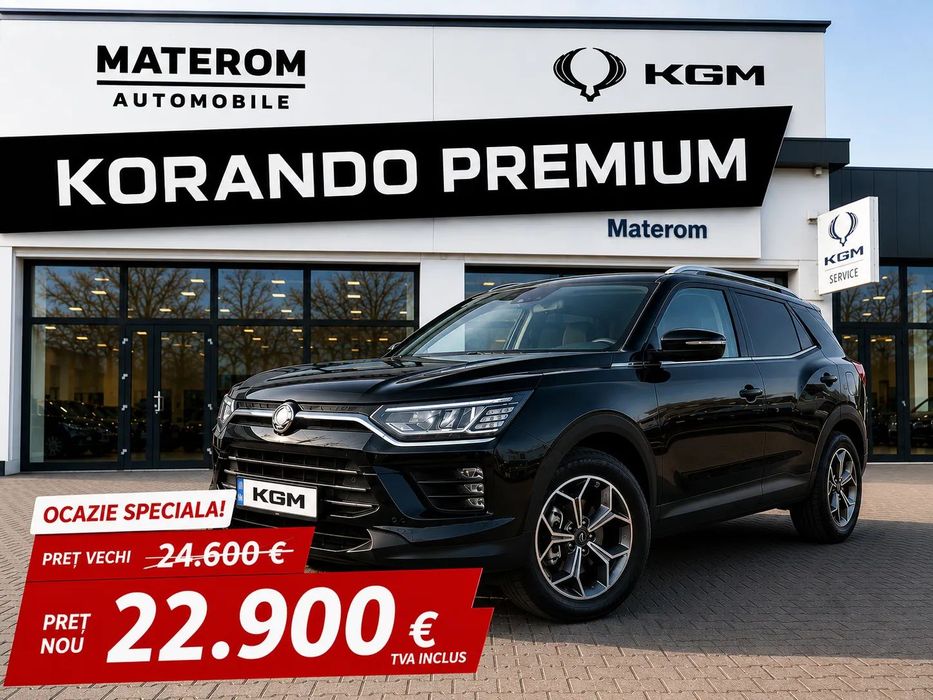 SsangYong Korando KGM Korando Premium+ 1.5 T-GDI 163CP Automat (Masina Demo)