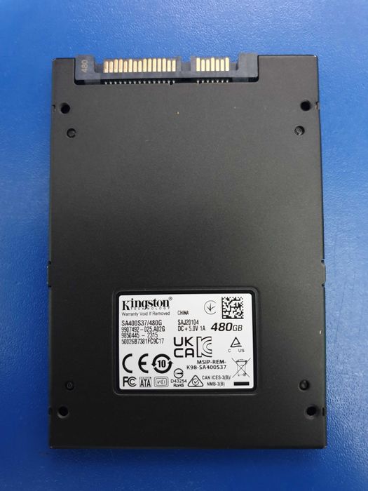 SSD Kingston A400 480 GB