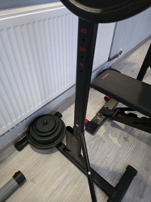 Aparat multifuncțional fitness, bancă înclinabilă cu suport și bicicleta magnetică fitness