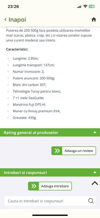 Vand DAM Madcat x taaz 2,85 m