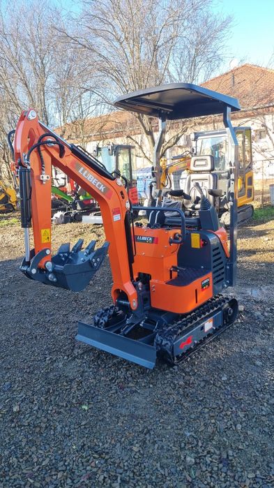 Excavator~ NOU~ Lubeck W121 1.2 tone motor KUBOTA Livrare la domicilu