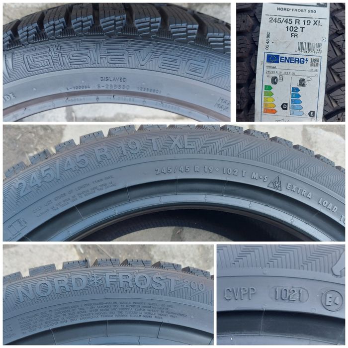 O bucată 245/45 R19 M+S iarnă - una Gislaved Continental Hankook