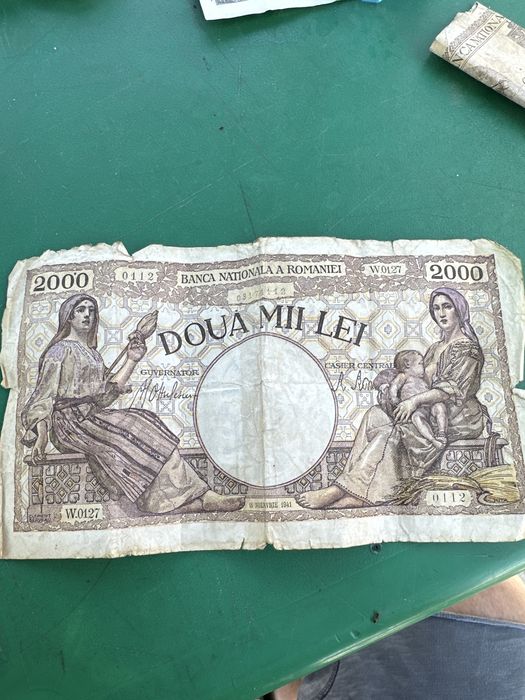 ROMANIA 2000 lei Octombrie 1944 Uzata