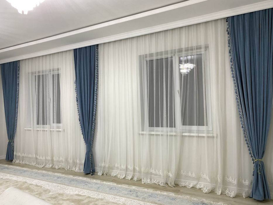 Әдемі перде шторы зал холл