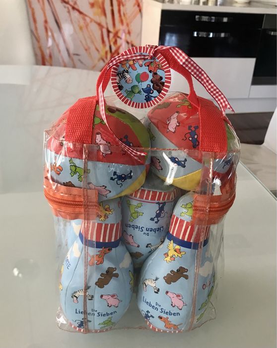 Играчки меки кегли, чайник, кухня, ховърбол